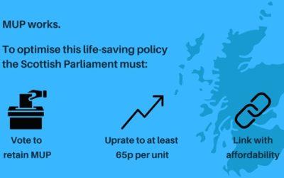 Alcohol minimum unit pricing